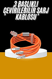 120W 3 İnç 1 Uyumlu Silikon Şarj Kablosu XXUUCZZZS219ŞARJKABLOSUUUUUUU-3-1