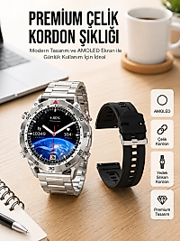 2025 Model Yuvarlak Ekran Android ve İOS Uyumlu GPS Takibi Yapabilen Akıllı Saat Yeni Nesil