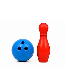Çocuk Bowling Seti 6 Kuka ve Renkli Top + UCZZZBOVLİNGSETİ-1
