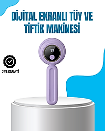 Şarjlı Tiftik Temizleme Makinesi Kablosuz Pratik Kullanım