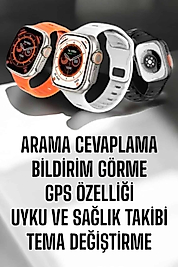 Yeni Nesil Akıllı Saat Adımsayar, GPS, Nabız Ölçer, Uyku ve Sağlık Takibi