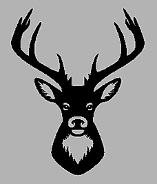 Ahşap İşleme Duvar Süsü- Yavru Ceylan Başı 30 cm x 50 cm