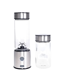 Çift Hazneli Cam Blender USB Şarjlı UCZZFRULYBLENDER