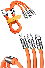 USB Type-C 120W Hızlı Şarj Kablosu 180 Derece Döner Model