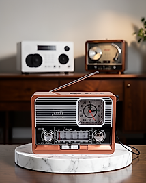 Vintage Radyo – Klasik Görünüm, Modern Fonksiyon, Model