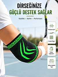 Kompresyonlu Dirseklik Spor Dirsek Destekliği Fitness Tenis Basketbol Voleybol İçin