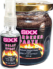 SIXX DELAY30 MLSPREY + ERKEKLERE EKSTRADESTEK ÖZEL PERFORMANSMACUNU240 GR