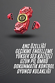 Çocuklara Özel Stres Çarklı Kablosuz Bluetooth Kulaklık ANC Özellikli