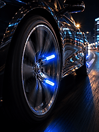 LED Jant Işığı Hareket Sensörlü 4 Adet UCZZ4LÜSİBOPIŞIK-2