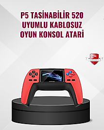 P5 Retro GamePad 520 Oyunlu Taşınabilir Oyun Konsolu