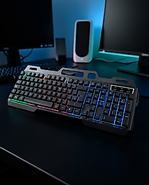 Oyuncu Klavye Mouse Seti RGB Işıklı Türkiye Q Model XUCZZZPG8018KLAVYE-2-1