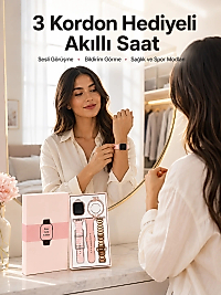 Akıllı Saat Bluetooth Bağlantılı Aksesuar Hediyeli GPS Takibi