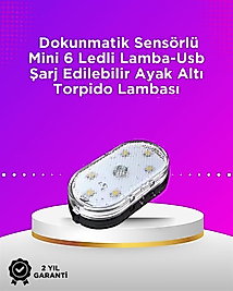 Kablosuz Manyetik Montajlı Araba İçin 7 Renkli Ambiyans Işığı Seti