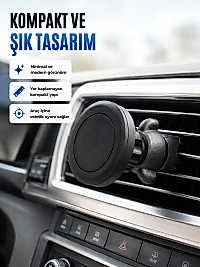 Mıknatıslı Araç İçi Telefon Tutucu Havalandırma Izgarası Telefon Standı