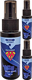 3 ADET MACHOMAN ERKEKLERE ÖZEL 60 ML ZAMAN SPREYİ