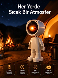 Projektör Atmosfer Işık Lambası Projektör Güneş Lambası Masa Lambası
