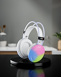 Kulak Üstü Bluetooth Kulaklık RGB Aydınlatmalı UCZZZPG580KULAKLIKKKKKKK5