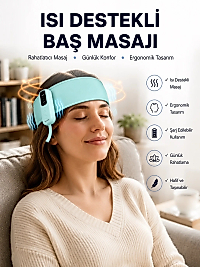 Yumuşak Dokulu Baş Masaj Bandı Günlük Kullanıma Uygun Yeni Nesil