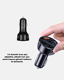 Manyetik Araç Telefon Tutucu ve Hızlı Şarj Adaptörü 2'li Set