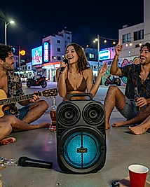 Taşınabilir Bluetooth Hoparlör Mikrofonlu RGB Işıklı 6.5 İnç UCZZZBT612SPEAKER-3