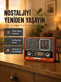 Vintage Radyo – Nostaljik Tasarım ve Modern Teknoloji Bir Arada