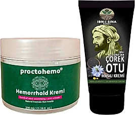 PROCTOHEMO 100 ML KREMİ + IBNİ SİNA ÇÖREK OTU KREMİ 50 ML