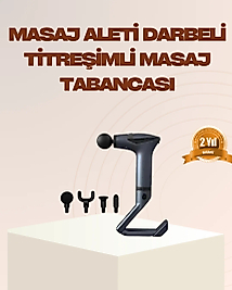Şarjlı Taşınabilir 3in1 Titreşimli Masaj Aleti Esneme Bantlı