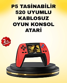 P5 Retro GamePad 520 Oyunlu TV ve Elde Oynanabilir Konsol