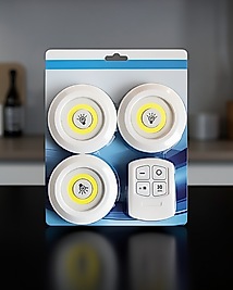 LED Mutfak Dolap Altı Işığı Uzaktan Kumandalı 3 Adet AAA Pil UUCZ3LÜLAMBA2