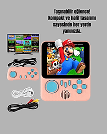 Şarjlı 3.5 İnç Retro Oyun Konsolu