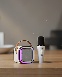 Karaoke Mikrofon Hoparlör Seti Bluetooth Kablosuz UCZZZTEKMİKROFONLUKAREOKE