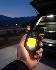 Mini Taşınabilir 800 Lümen LED Fener USB Şarjlı 3 Işık Modlu