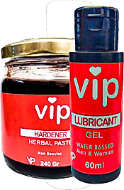 VİP LUBRİKANT JEL + ERKEKLERE ÖZEL MACUN