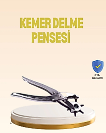 Profesyonel Deri Delme Pensesi Döner Başlıklı Kemer Delici 6 Fonksiyonlu