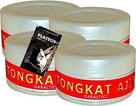 TONGKAT AJİMAT MADURA 4X ADET 50 ML KADIN ÖZEL KREMİ + 1 HEDİYELİ JEL