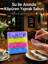 24 Adet Taşınabilir Yaprak Sabun Kutusu