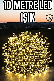 Led Işık 10 Metre Gün Işığı Parlak ve Doğal Ağaç Süsleme