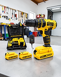 12V Akülü Matkap | 20-30 Nm Tork, Çift Hız Ayarı, XUCZMATKAPSETİİ-1-1