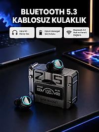 Kablosuz Bluetooth 5.3 Kulaklık – Aktif Gürültü Engelleme ve Gecikmesiz Oyun Modu