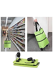 Katlanabilir Tekerlekli Alışveriş Çantası UCZZPAZARÇANTASI3