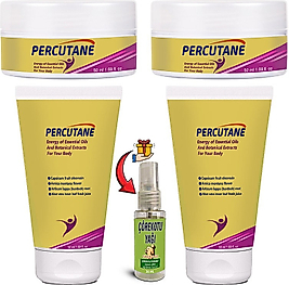 PERCUTANE 2 ŞER TANE TÜP + KAVANOZ KAPSİKUM ARNİKA MONTANA DULAVRATOTU KÖKÜ KREM 50ML + ÇÖREKOTU YAĞ