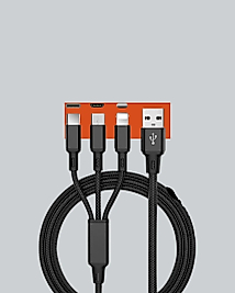 Çoklu USB Şarj Kablosu – 1,2m Hızlı Şarj, 3A Güçlü Akım