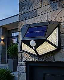 Güneş Enerjili Hareket Sensörlü Duvar Lambası UCZZY100SOLARLAMBA-3