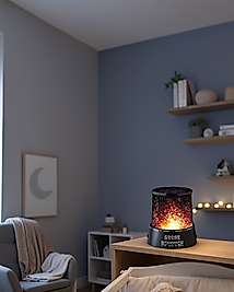 Yıldız Projeksiyon Gece Lambası USB ve Pille Çalışan UCZZZGİZMOS-4