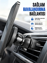 Araç Havalandırma Izgarası İçin Mıknatıslı Telefon Tutucu Stand