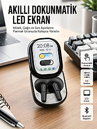 ENC Destekli Bluetooth 5.4 Kulaklık – EQ Ayarlı, Akıllı Kutulu