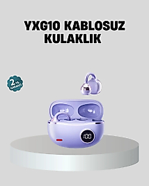 Kulak Arkası Klipsli Bluetooth Kulaklık YXG10 Silikon Malzemeli Ergonomik