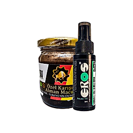 EROSPROF101 TİME GECİKTİRİCİSTOP SPREY 60ML BÜYÜK BOY + ALAMAN MACUINU ERKEKLERE "ÖZEL" 240 GR MACUN