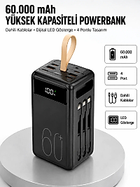Güvenlik Korumalı Hızlı Şarj Özellikli Powerbank Yeni Nesil