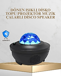 Bluetooth & USB Müzik Çalar Gece Lambası – 50 m² Kapsama, Uzaktan Kumanda